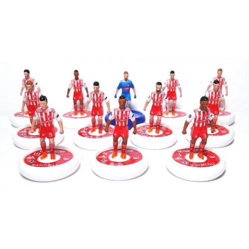 Subbuteo Andrew Table Soccer Olympiacos 2019-20  Champions League on WSB Professional bases